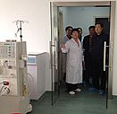 江西省卫生厅考察“进贤白求恩血液净化中心”