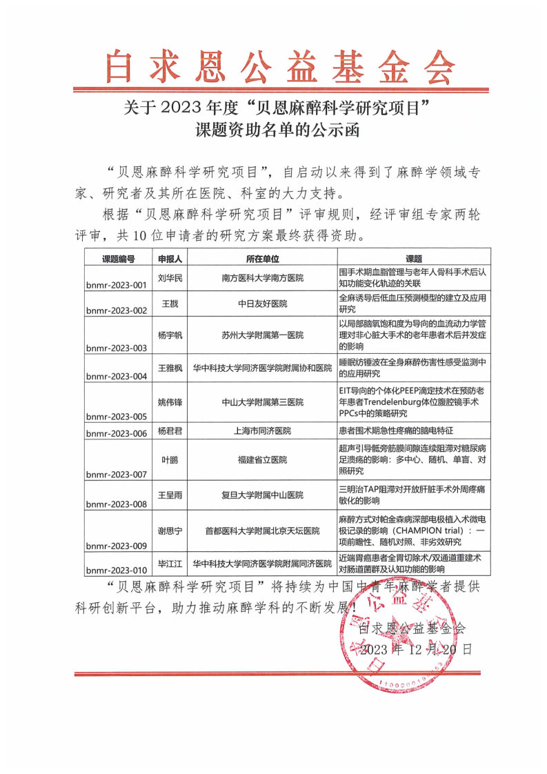 【公示函】白求恩麻醉创新与基层发展公益计划——2023年贝恩麻醉科学研究项目.jpg